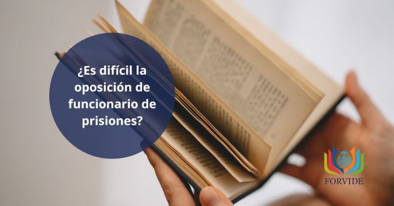inicio 4 ¿Es difícil aprobar la oposición de funcionario de prisiones?