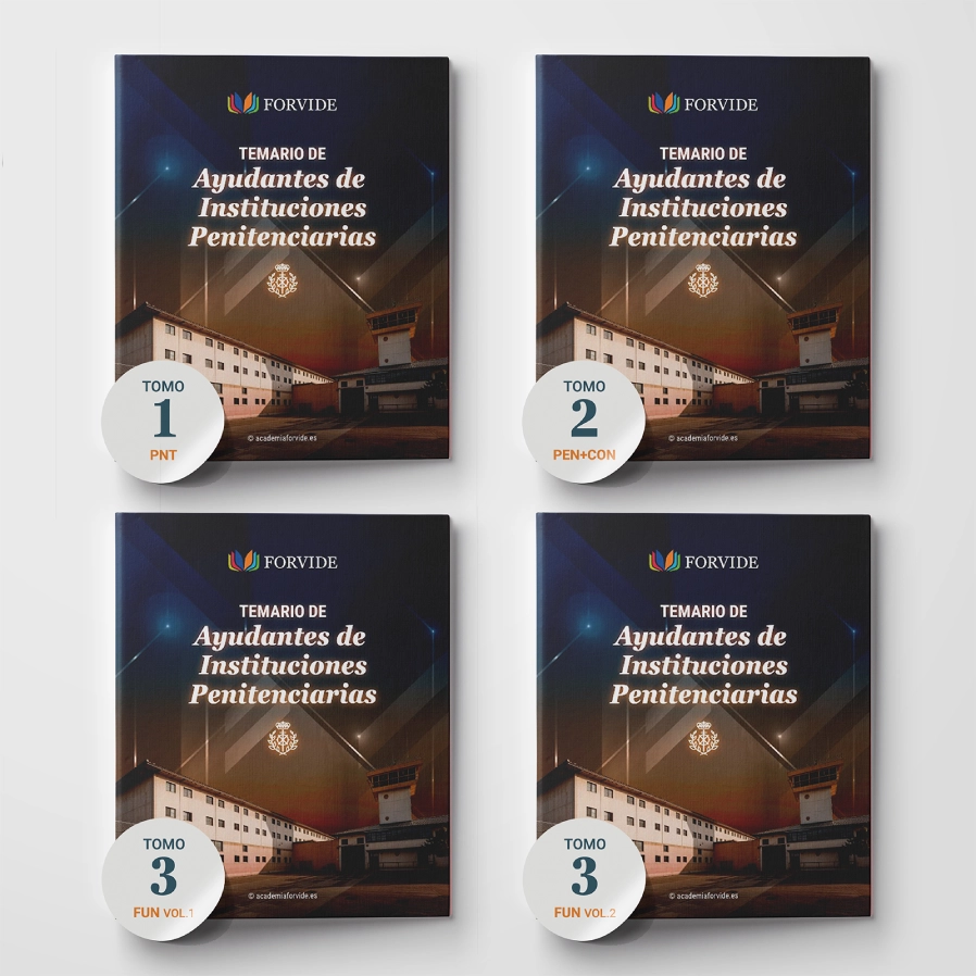 Temario Ayudante Instituciones Penitenciarias 2 pack temario fisico