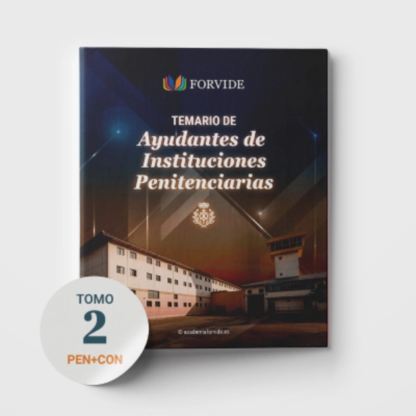Temario Ayudante Instituciones Penitenciarias 3 tomo 2 frontal
